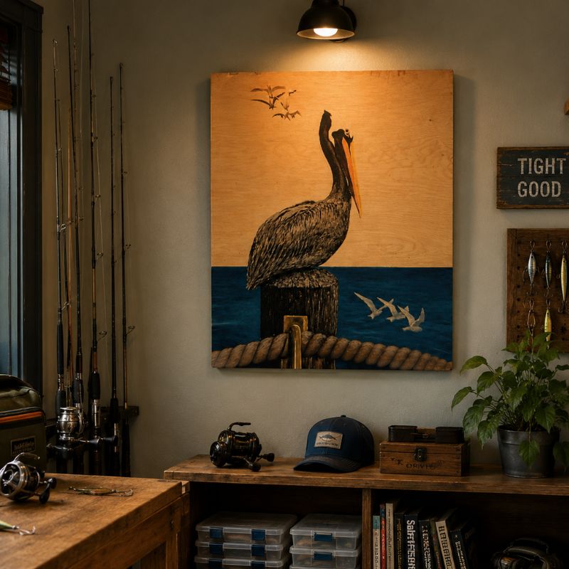 Pelican Impresión en Madera