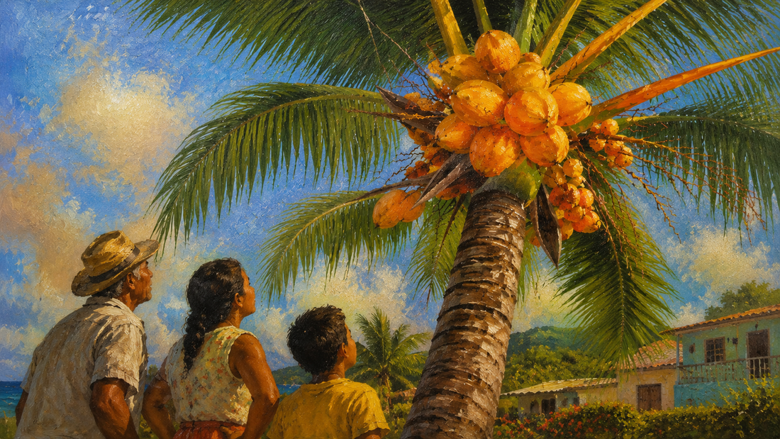 La Palma de Coco y la Paciencia del Crecimiento